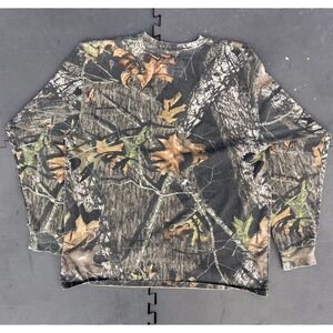 RedHead Mens XL Long Sleeve Henley Camo Shirt Hunting Outdoors Cotton Blend‎
